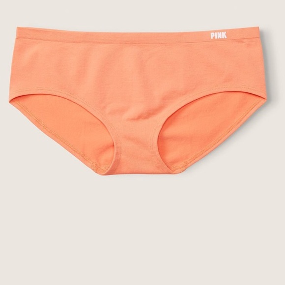 VS PINK coral sunflower seamless hipster panties NWT - Picture 2 of 3